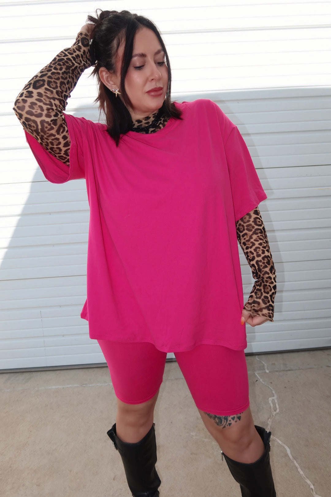 ON WEDNESDAY'S WE WEAR PINK SET