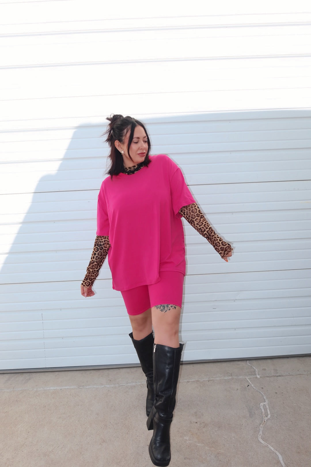 ON WEDNESDAY'S WE WEAR PINK SET