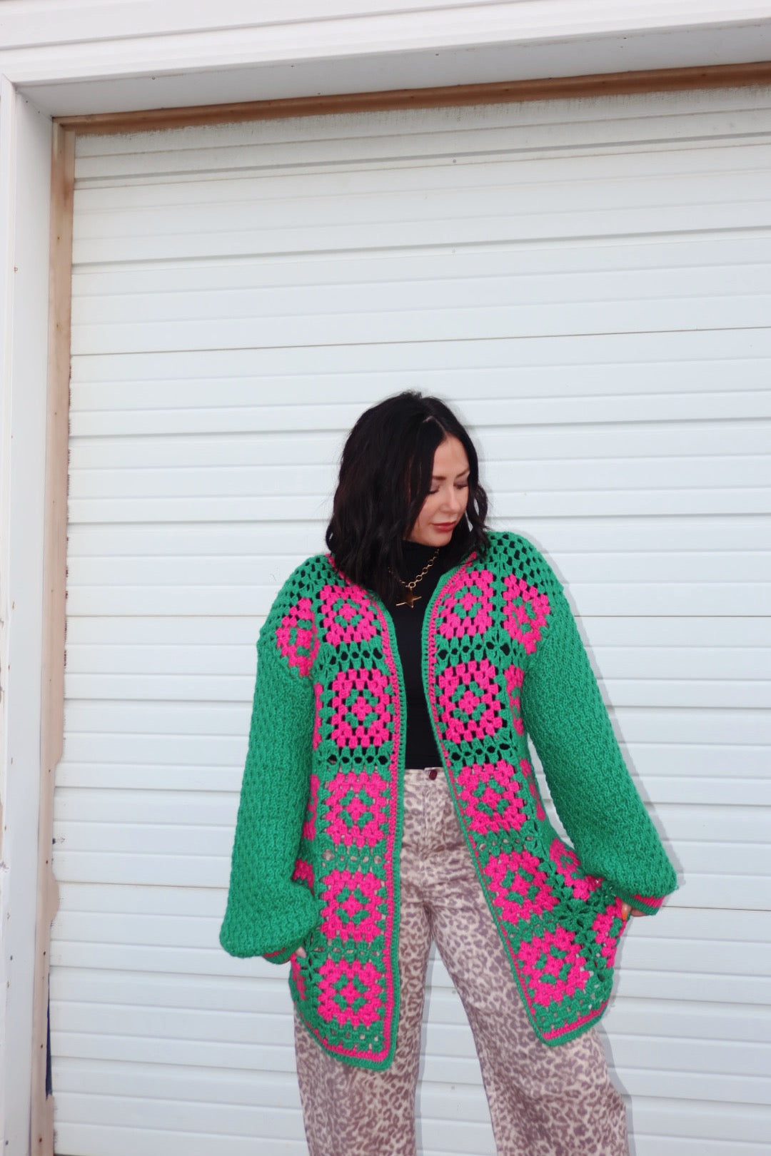 HIPPIE GIRL CROCHET SWEATER