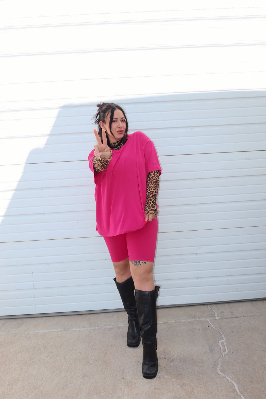 ON WEDNESDAY'S WE WEAR PINK SET