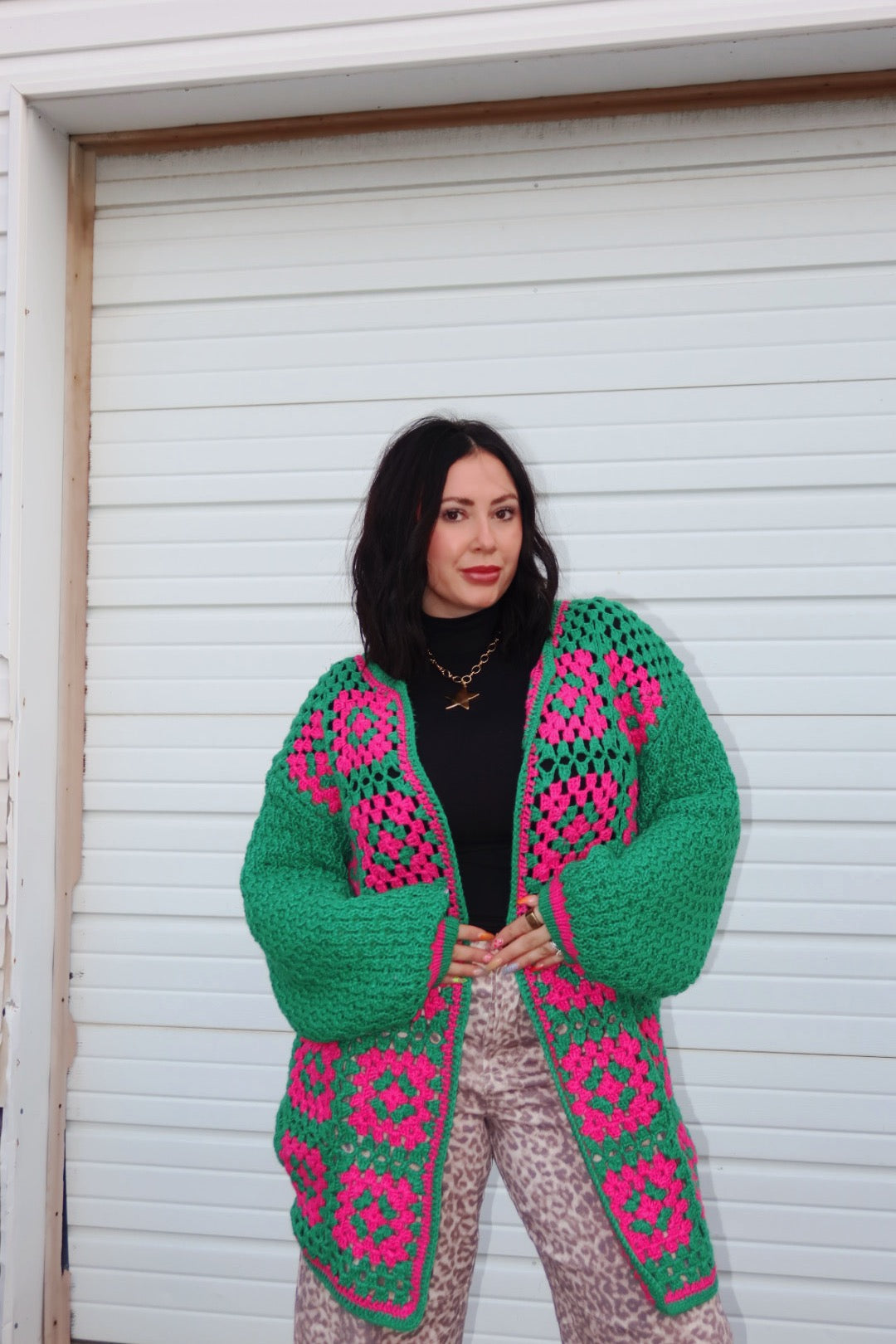 HIPPIE GIRL CROCHET SWEATER